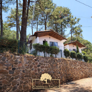 Cabaña Pareja Nube Monte Niebla